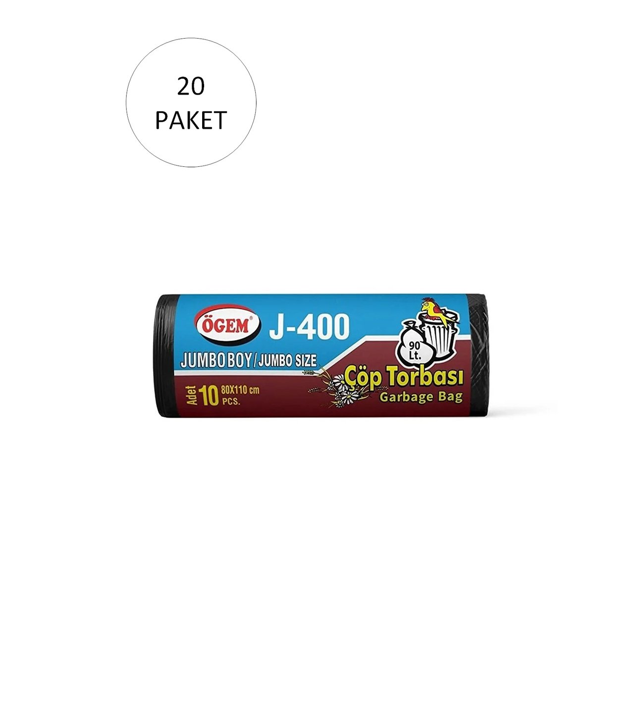 400 gr Çöp Poşeti (20'li Koli)